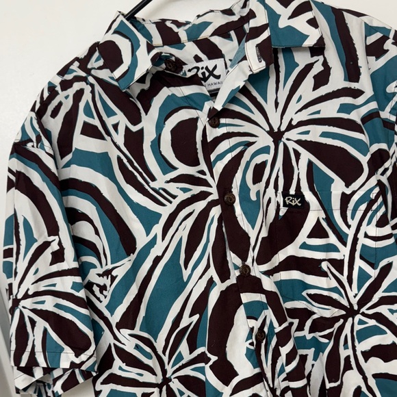 Men's Abstract Patterned Shirt - Picture 2 of 3